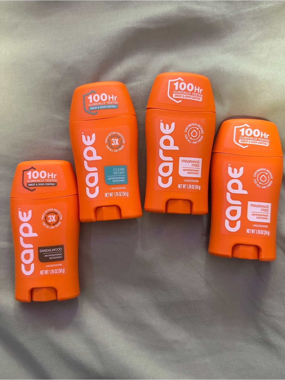 READ* Underarm Antiperspirant Deodorant Stick - Carpe
